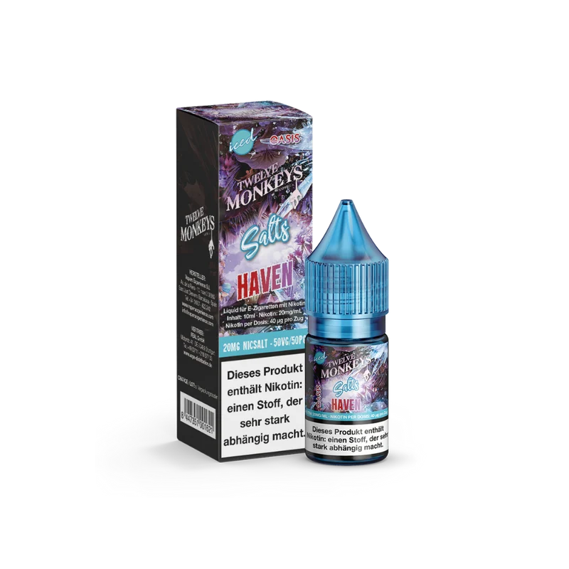Twelve Monkeys - Iced - Nikotinsalz Liquid - Haven
