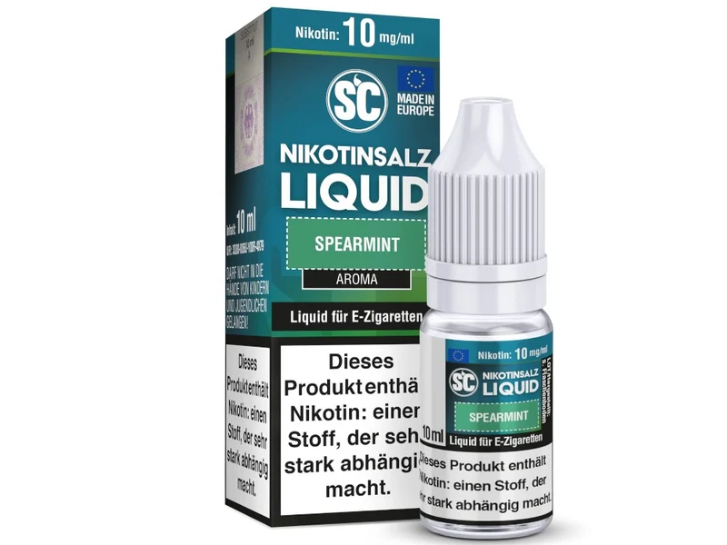 SC Spearmint Nikotinsalz Liquid – Minze E-Liquid für E-Zigaretten 10ml