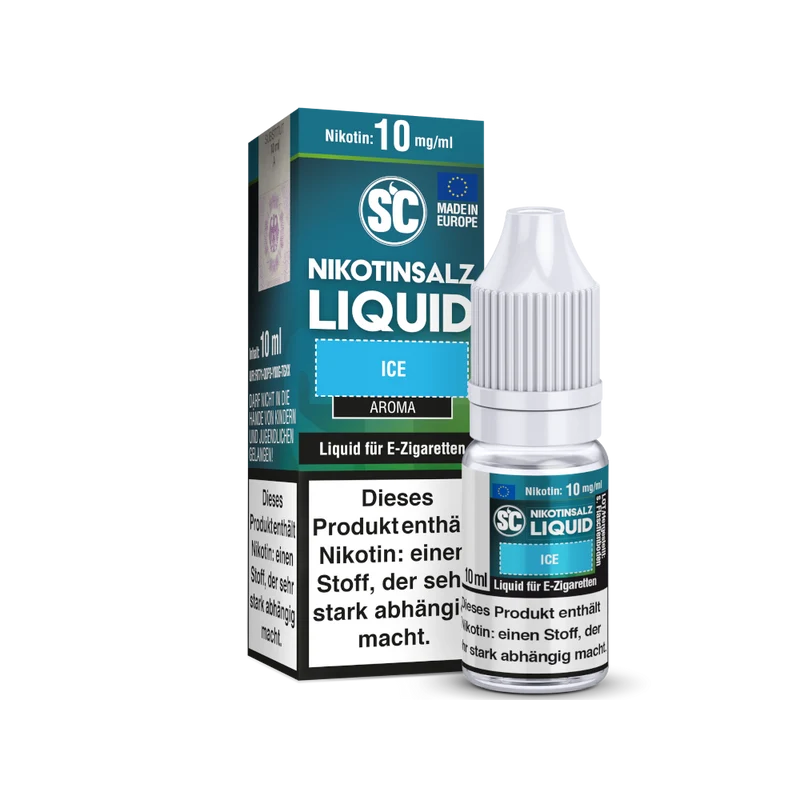 SC Ice Nikotinsalz Liquid – Menthol & Frische – 10ml E-Liquid