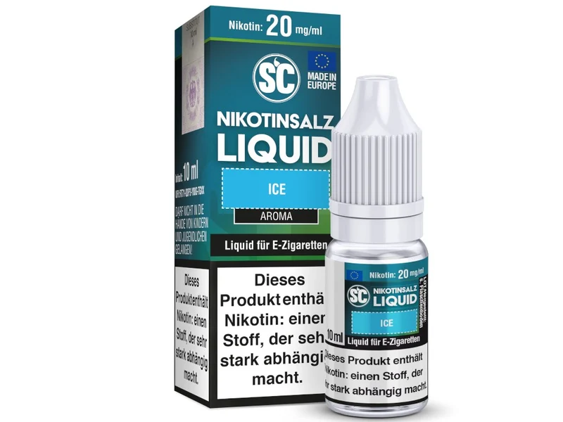 SC Ice Nikotinsalz Liquid – Menthol & Frische – 10ml E-Liquid