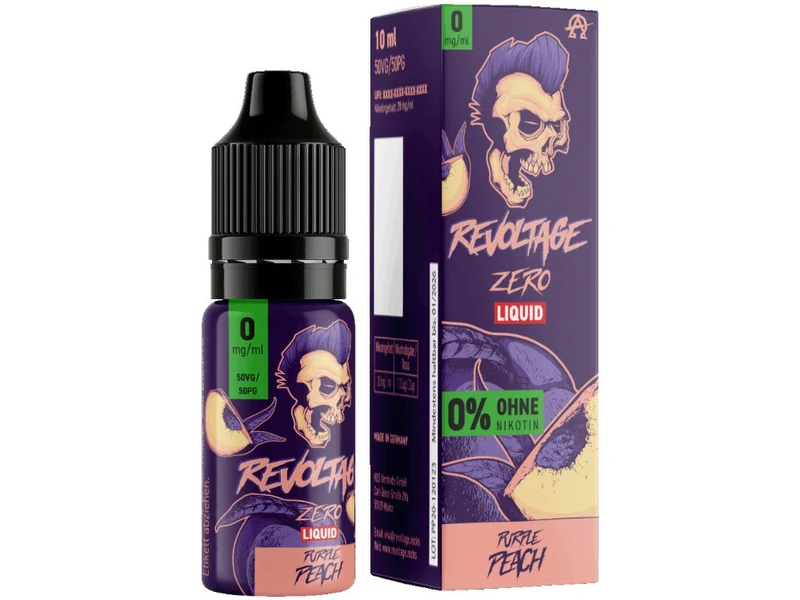 Revoltage - Purple Peach - 10ml Fertigliquid (Hybrid Nikotinsalz)