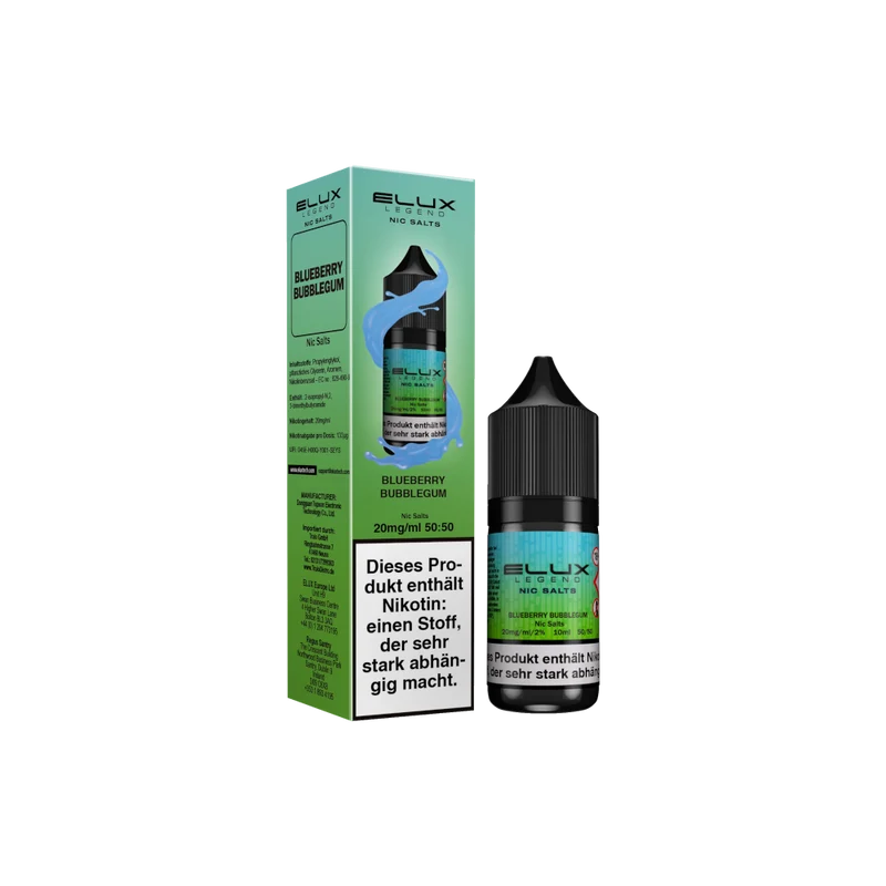 Elux - Nikotinsalz Liquid - Blueberry Bubblegum