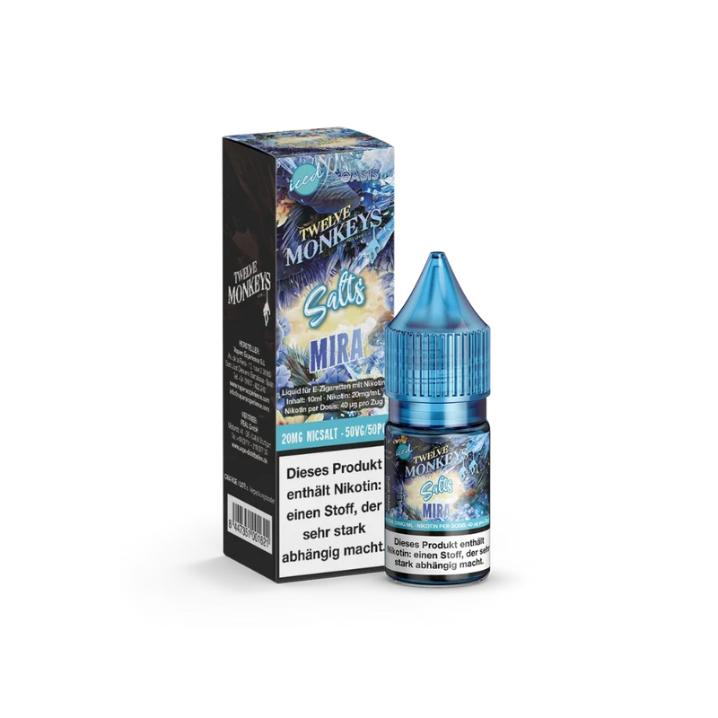 Twelve Monkeys - Iced - Nikotinsalz Liquid - Mira