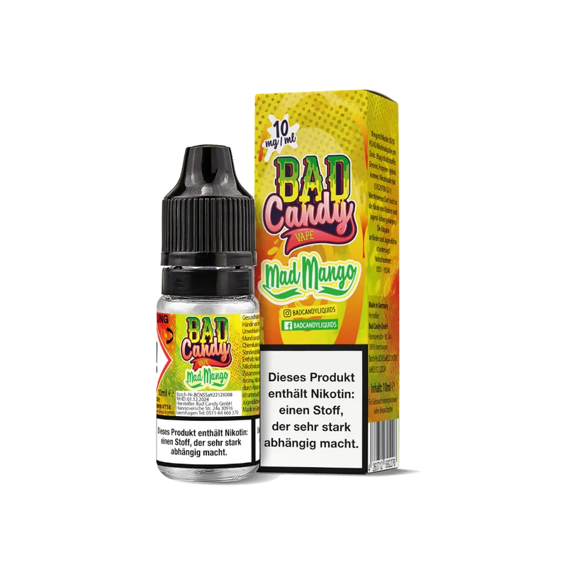 Bad Candy Liquids - Mad Mango - Nikotinsalz Liquid