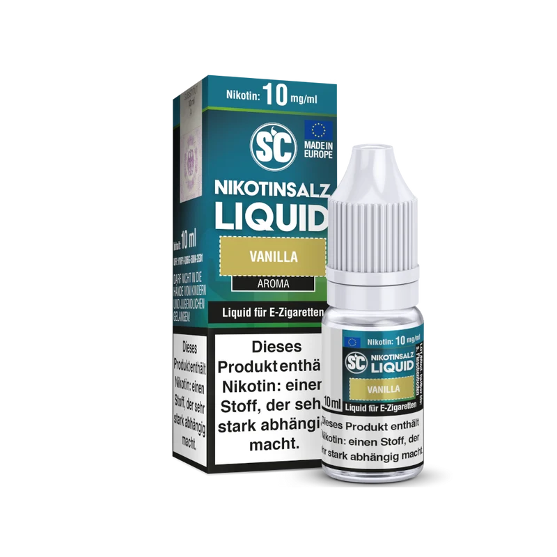 SC Vanilla Nikotinsalz Liquid – 20 mg/ml E-Liquid mit Vanille-Geschmack