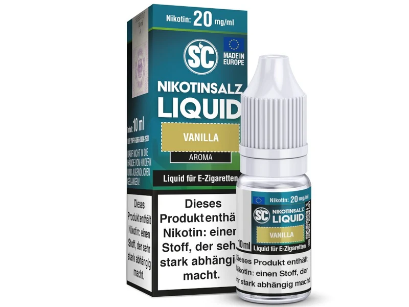 SC Vanilla Nikotinsalz Liquid – 20 mg/ml E-Liquid mit Vanille-Geschmack