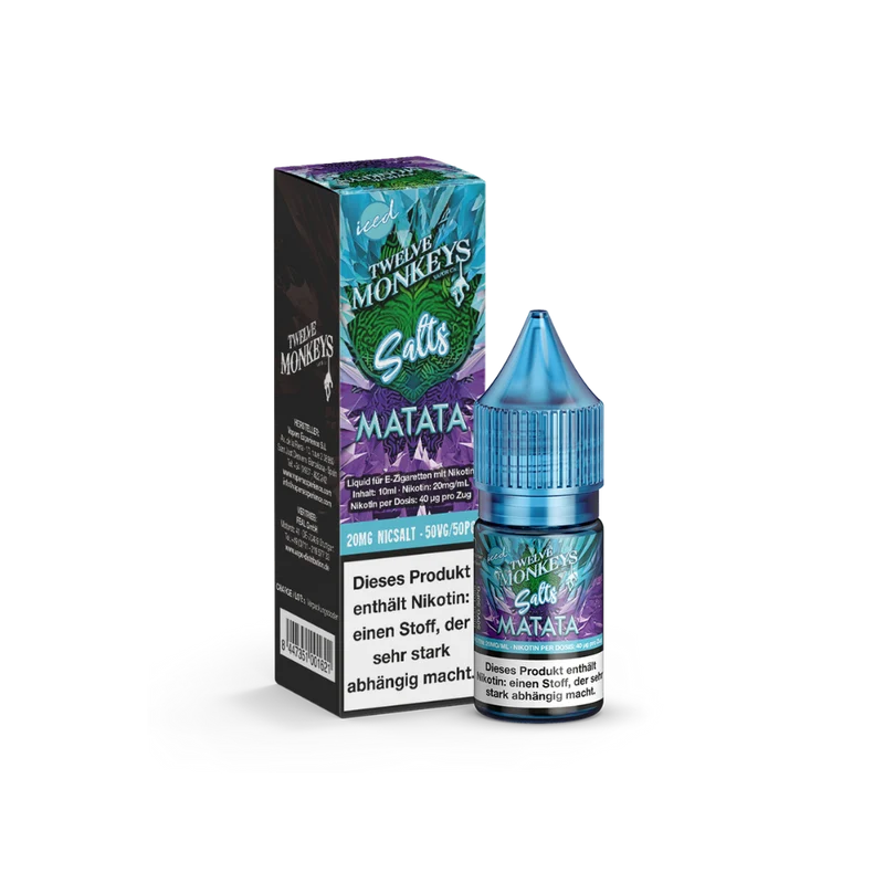 Twelve Monkeys - Iced - Nikotinsalz Liquid - Matata