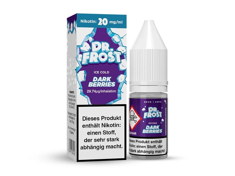 Dr. Frost - Ice Cold - Nikotinsalz Liquid - Dark Berries