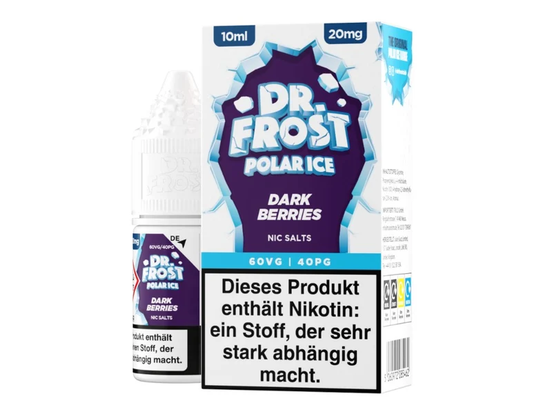 Dr. Frost - Ice Cold - Nikotinsalz Liquid - Dark Berries