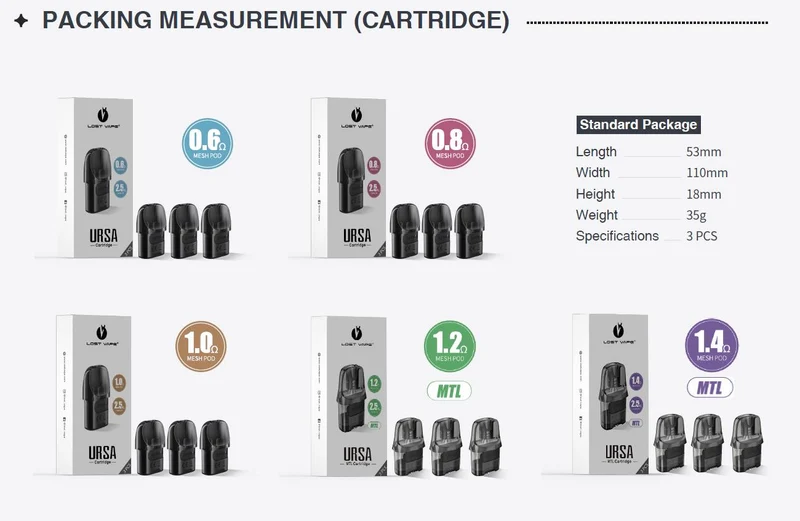 Lost Vape Ursa Nano 2 Pod Kit 900mAh 2,5ml