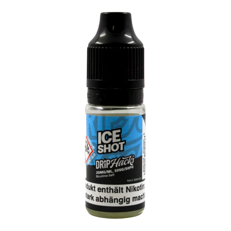Drip Hacks - Nic Ice Shot 20mg/ml 50/50 Nikotin Shot mit Koolada