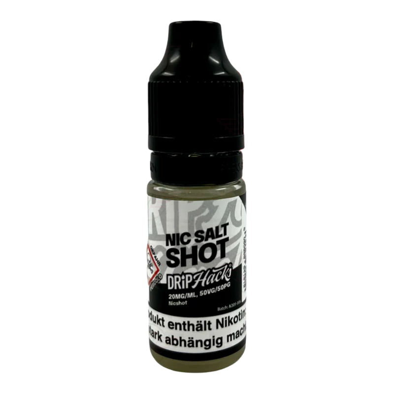 Drip Hacks - Nikotin Salz Shot 10ml - 20mg 50/50