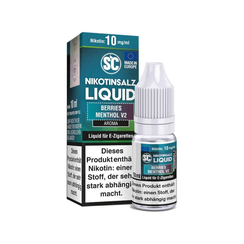 SC Berries Menthol V2 Nikotinsalz Liquid – Beeren & Frische – 10ml