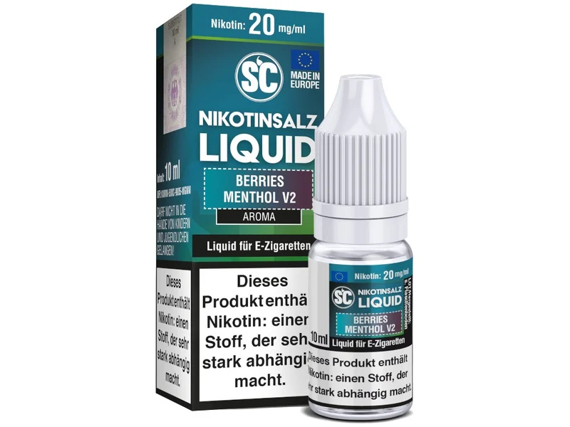SC Berries Menthol V2 Nikotinsalz Liquid – Beeren & Frische – 10ml