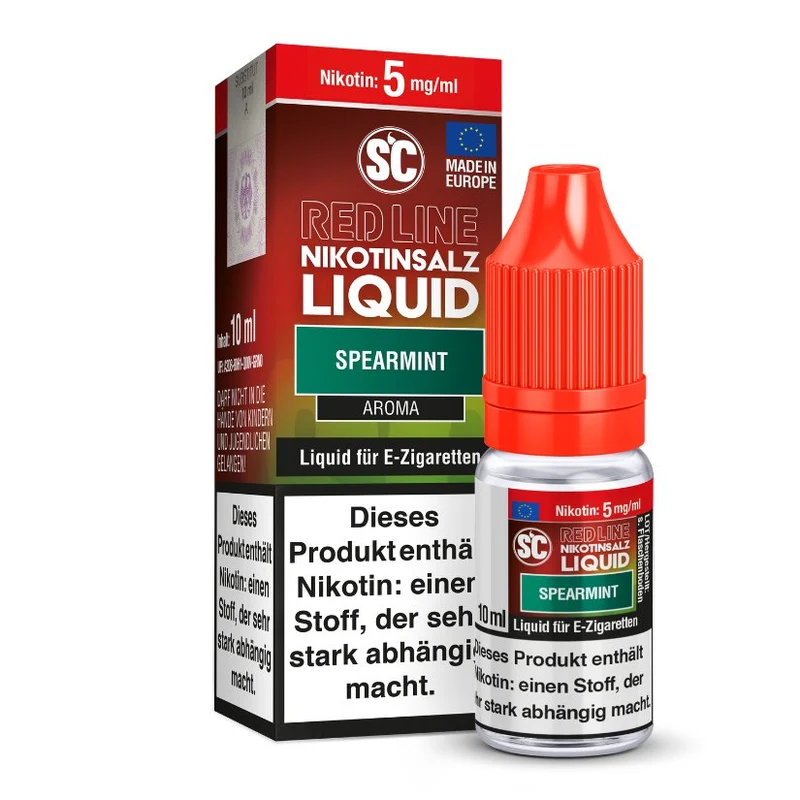 SC Red Line Spearmint Nikotinsalz Liquid - 10ml
