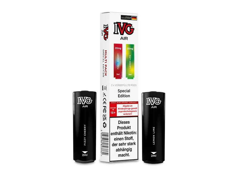 IVG AIR Pod Multi Flavour Edition (2 Stück pro Packung) - Blue Raspberry Edition