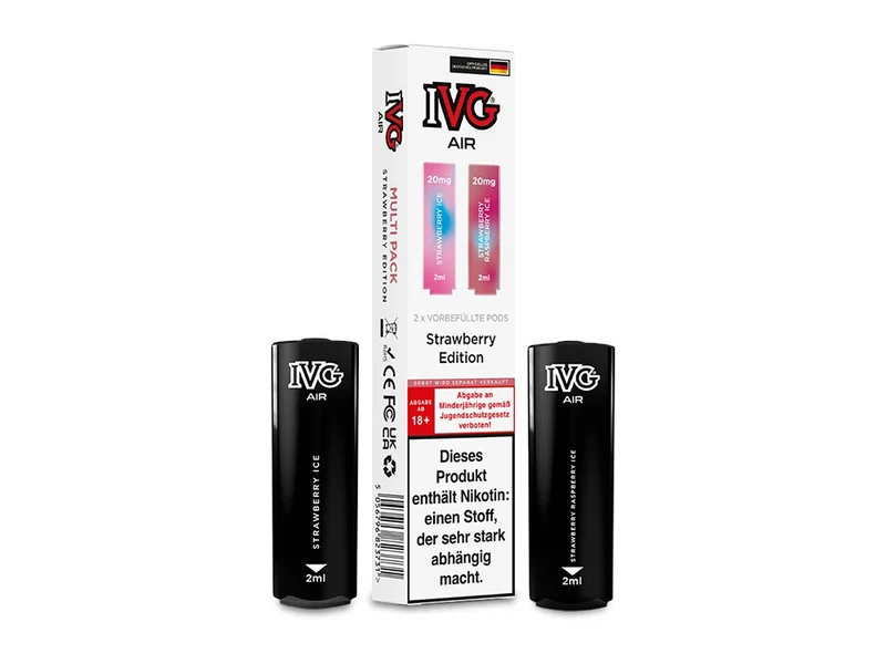 IVG AIR Pod Multi Flavour Edition (2 Stück pro Packung) - Blue Raspberry Edition