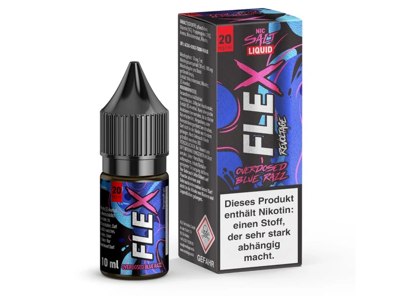Revoltage - FLEX Nikotinsalz Liquid - Blue Razz