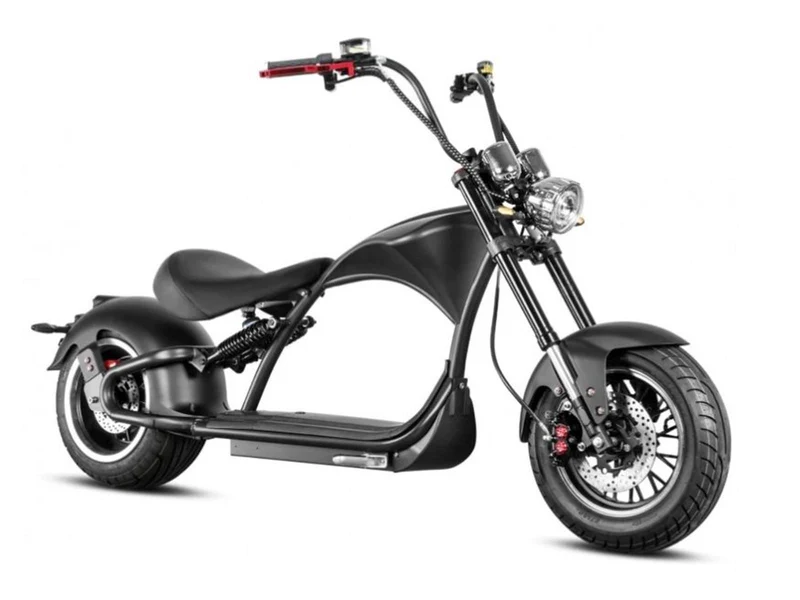 E-Chopper X9 2000W 25-45 km/h Dunkelgrün Matt