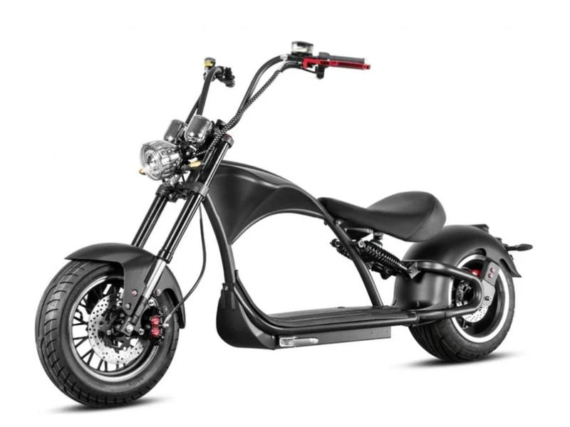 E-Chopper X9 2000W 25-45 km/h Dunkelgrün Matt