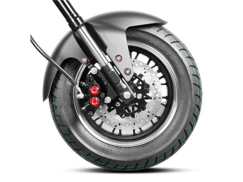 E-Chopper X9 2000W 25-45 km/h Dunkelgrün Matt