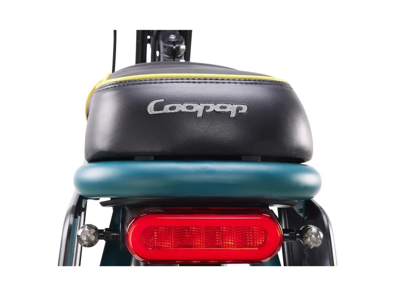 Coopop RUGGED E-Bike E-Scrambler 1200W 25-45 km/h Dunkelgrün