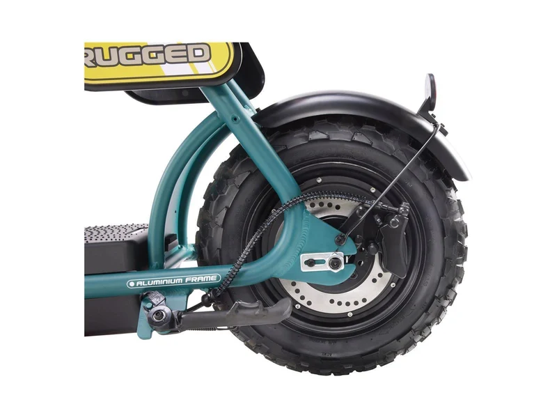 Coopop RUGGED E-Bike E-Scrambler 1200W 25-45 km/h Dunkelgrün
