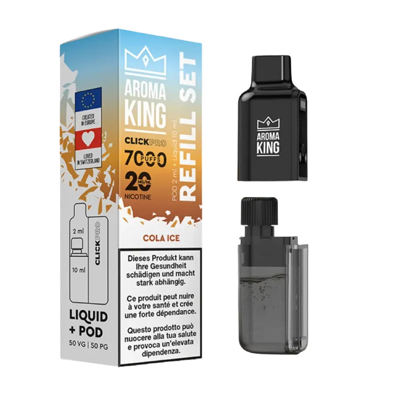 Aroma King - Click Pro 7000 - Liquid Pod - Cola Ice