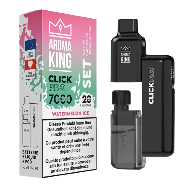 Aroma King - Click Pro 7000 SET Watermelon Ice