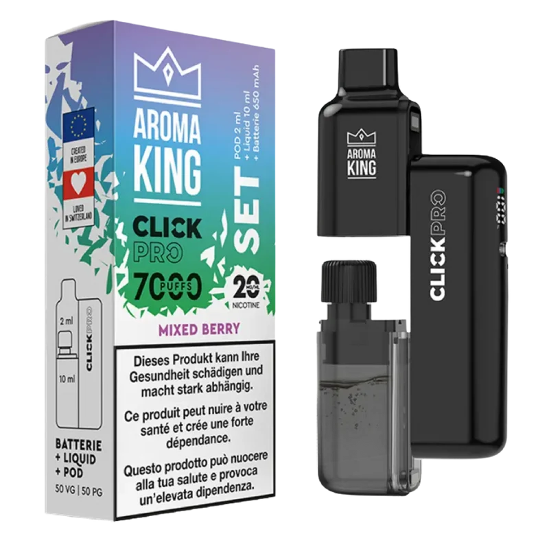 Aroma King - Click Pro 7000 SET Mixed Berry