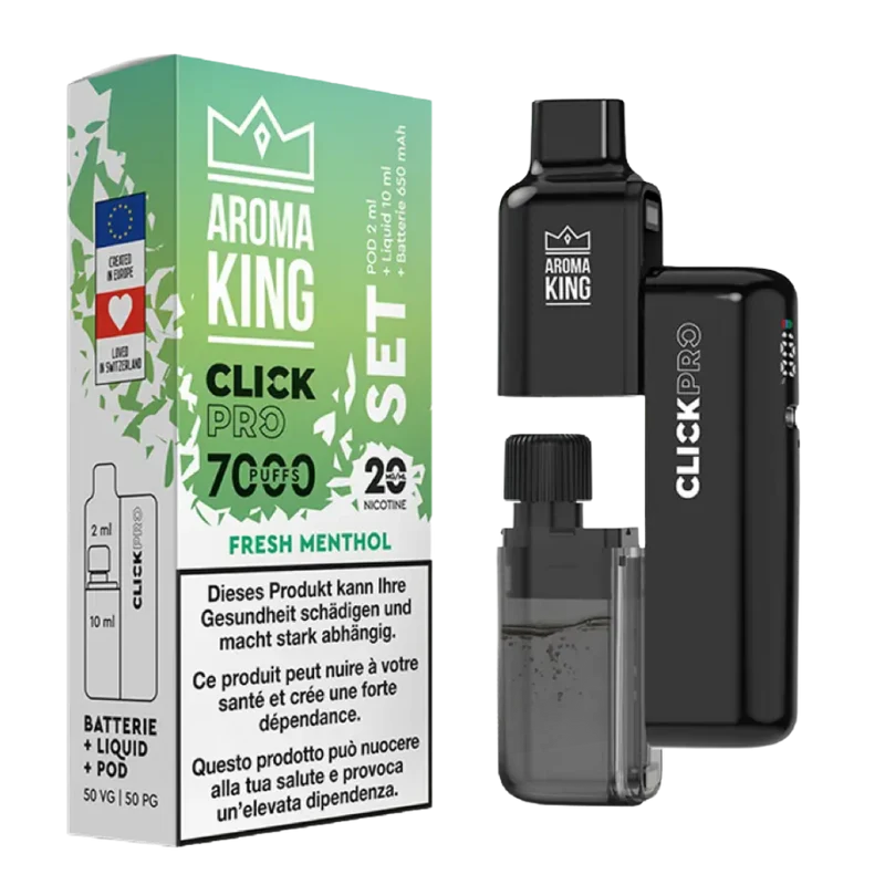 Aroma King - Click Pro 7000 SET Fresh Menthol
