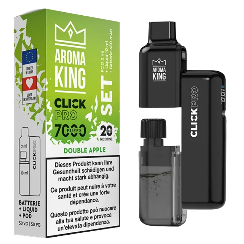 Aroma King - Click Pro 7000 SET Double Apple
