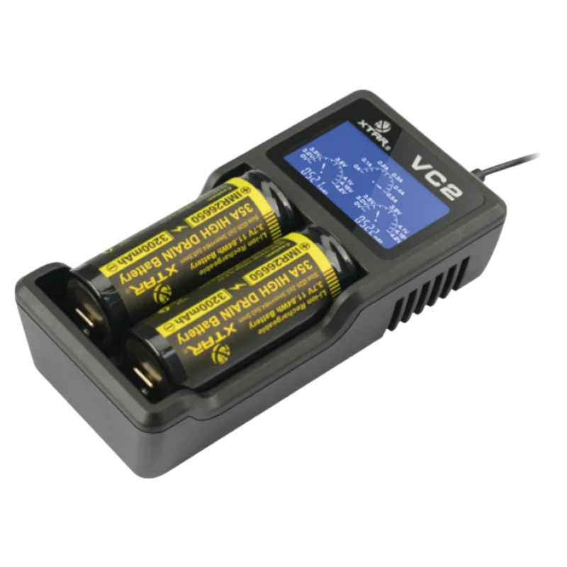 XTAR VC2 2-Schacht USB-Ladegerät