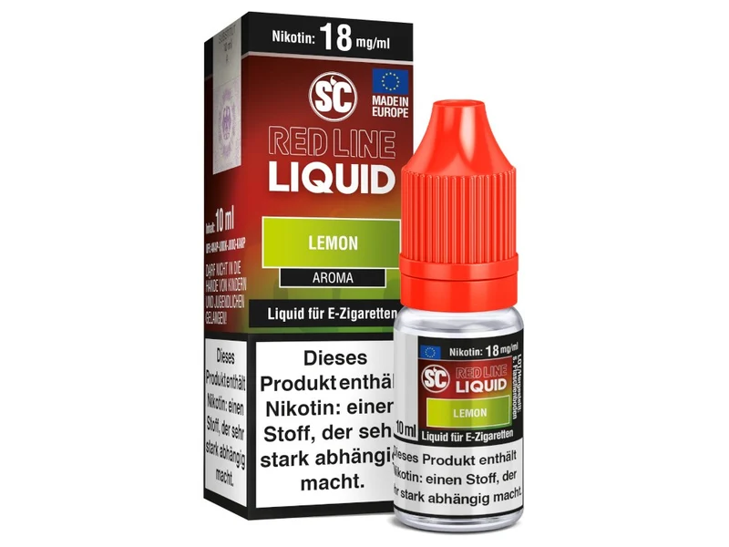 SC Red Line Lemon Liquid – Zitrone & Ice Aroma E-Zigarette 10ml