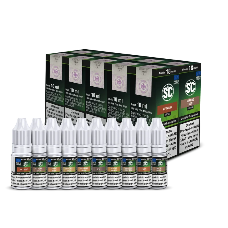 Tobacco Probierbox E-Zigaretten Liquid