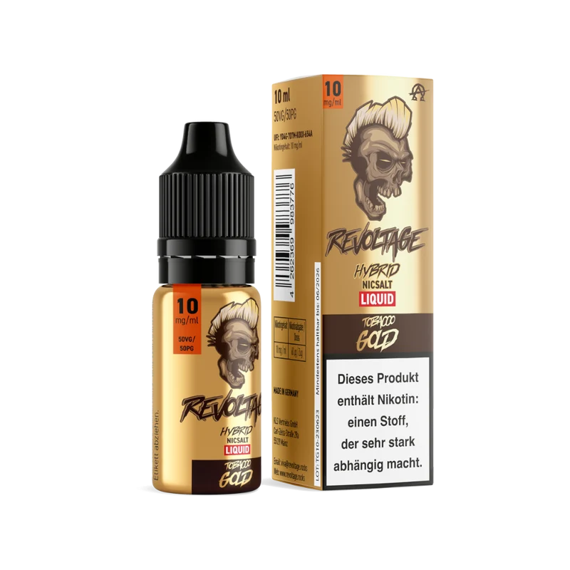 Revoltage - Hybrid Nikotinsalz Liquid - Tobacco Gold