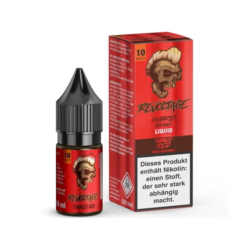 Revoltage - Hybrid Nikotinsalz Liquid - Tobacco Red