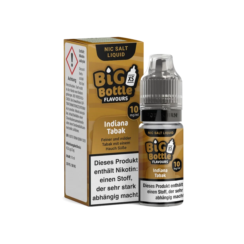 Big Bottle - Indiana Tabak - Nikotinsalz Liquid