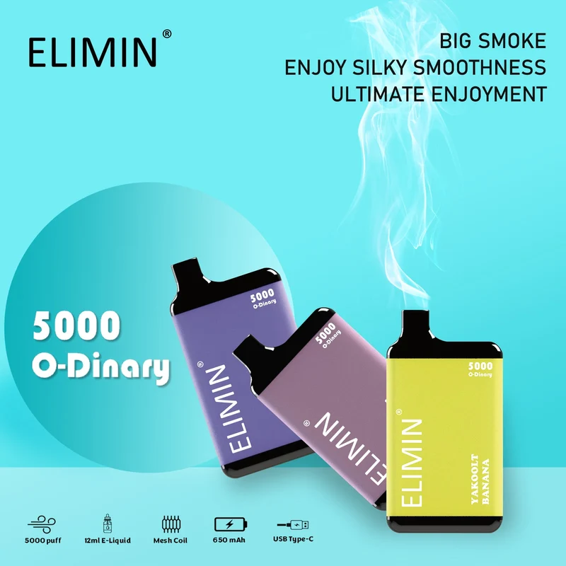 Elimin O-Dinary 5000 Einweg E-Zigarette Disposable Kit 650mAh wiederaufladbar