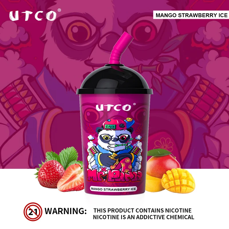 UTCO Puff Panda 8000 Einweg E-Zigarette Disposable Kit wiederaufladbar