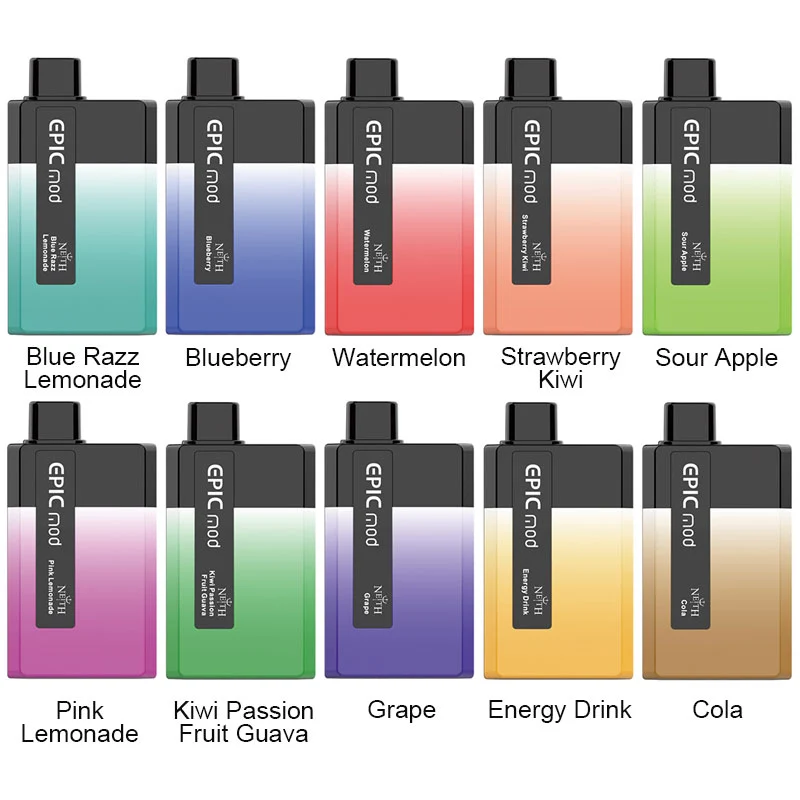 [Clearance sale] NEITH EPICMOD 5500 Wiederaufladbares Einweg E-Zigarette Kit 650mAh (50mg)