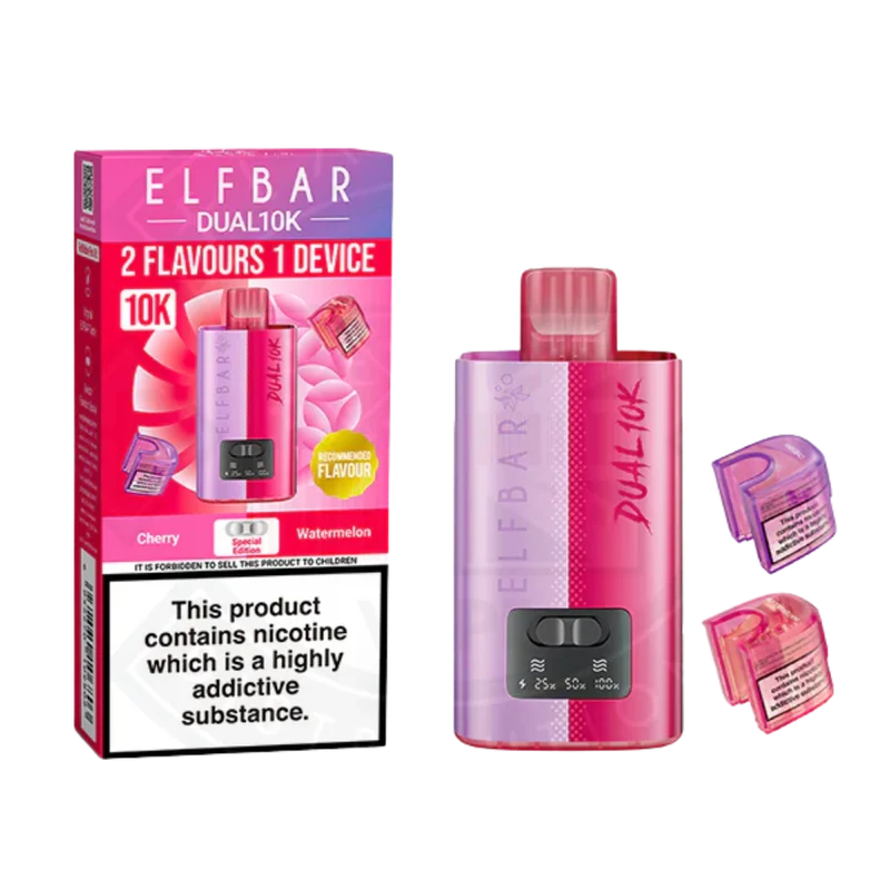 Elf Bar - Dual 10K Prefilled Vape Kit - Cherry & Watermelon