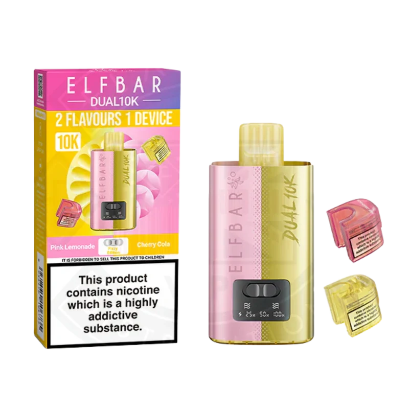 Elf Bar - Dual 10K Prefilled Vape Kit - Pink Lemonade & Cherry Cola