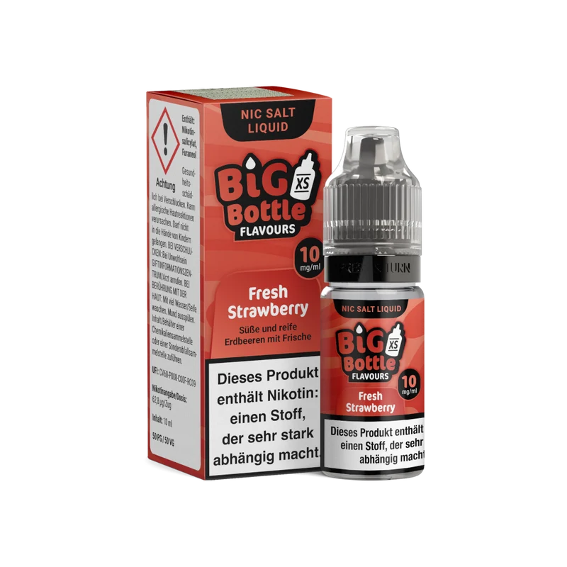 Big Bottle - Fresh Strawberry - Nikotinsalz Liquid