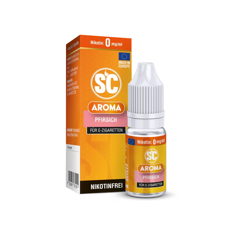SC Aroma Pfirsich – Fruchtiges E-Liquid Konzentrat für DIY, 10 ml