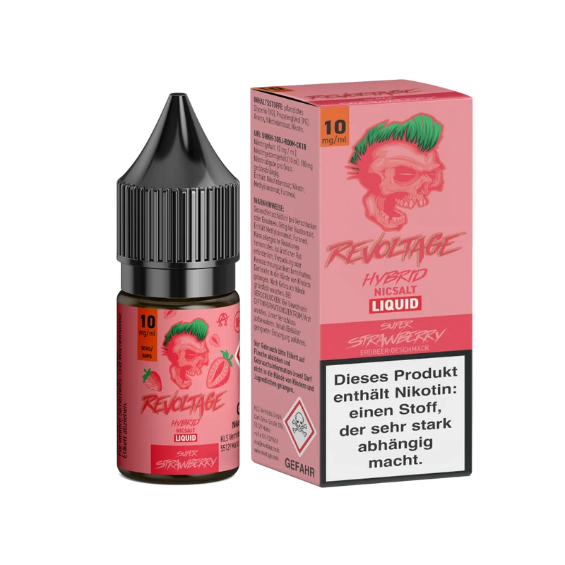 Revoltage - Hybrid Nikotinsalz Liquid - Super Strawberry