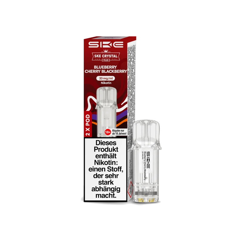 SKE - Crystal Plus Pod (2 Stück pro Packung) - Blueberry Cherry Blackberry