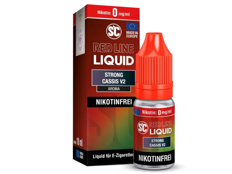 SC Red Line Strong Cassis V2 Nikotinsalz Liquid - 10mg/20mg, 10 ml