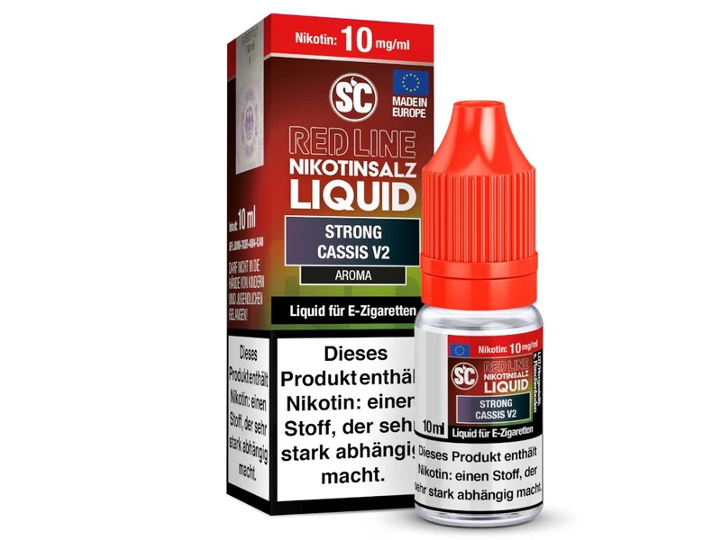 SC Red Line Strong Cassis V2 Nikotinsalz Liquid - 10mg/20mg, 10 ml