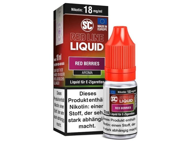 SC Red Line Red Berries Liquid – Fruchtige Rote Beeren mit Kühleffekt 10ml